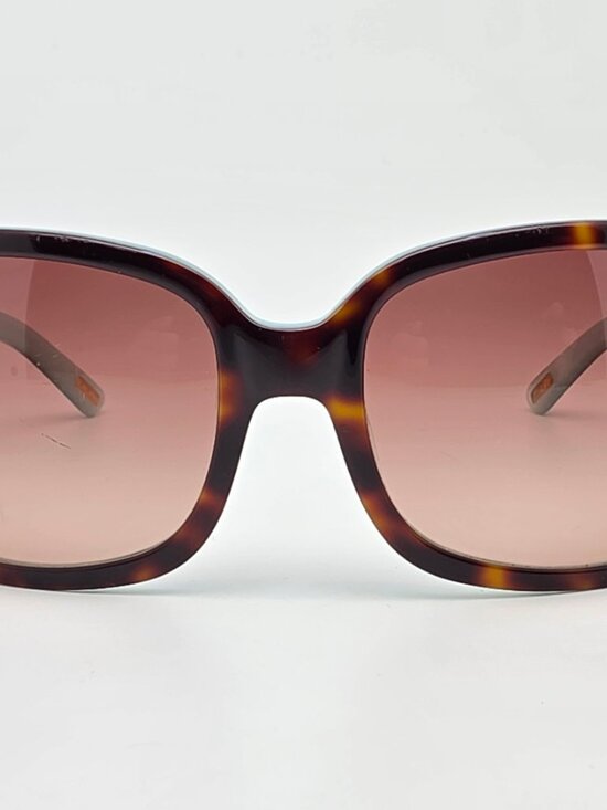 Ralph Lauren RA5031 Tortoise Tiffany Blue Frame Brown Lens Oversized Sunglasses main image 7